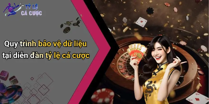 Quy trình bảo vệ dữ liệu tại diễn đàn tỷ lệ cá cược