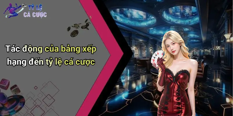 Tác động của bảng xếp hạng đến tỷ lệ cá cược