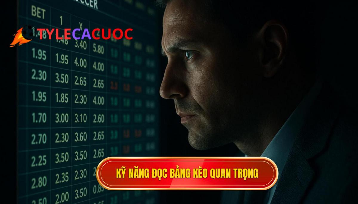 Tầm quan trọng của việc nắm vững kỹ năng đọc bảng kèo