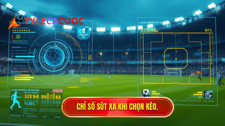 Các chỉ số cần lưu ý khi áp dụng mẹo chọn kèo dựa trên thống kê sút xa