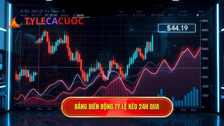 Bảng tham khảo biến động tỷ lệ kèo trong 24h qua