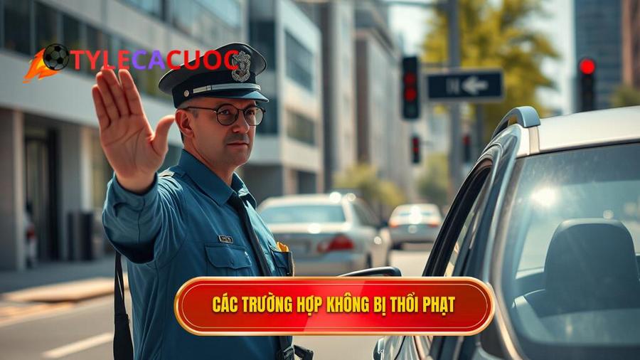 Các trường hợp KHÔNG bị thổi phạt theo luật mới