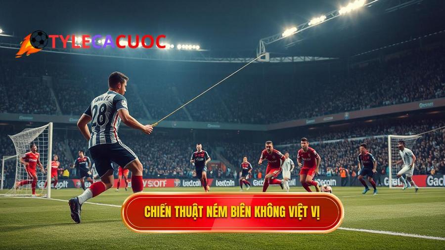 Tận dụng quy định không Việt vị khi nhận bóng từ quả ném biên trong chiến thuật