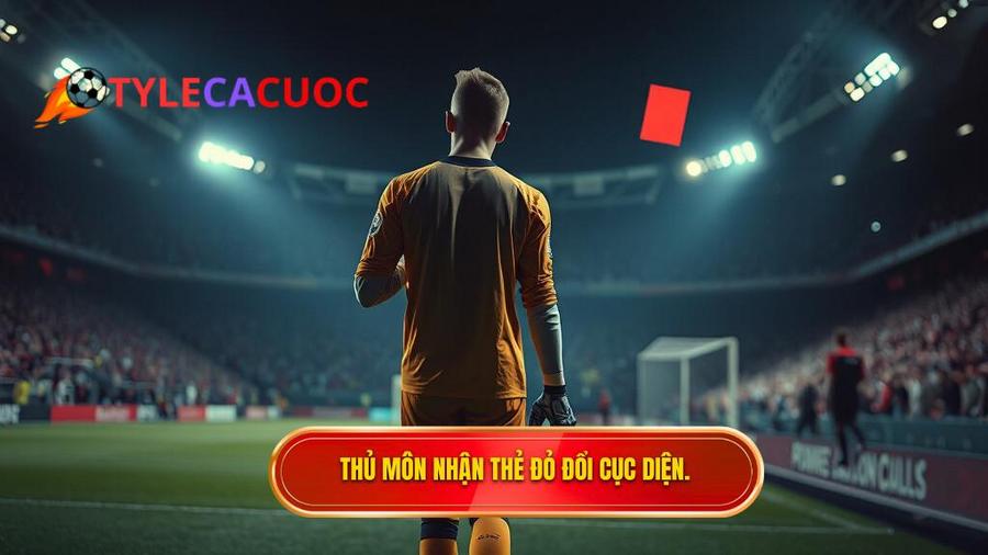 Tác động của việc thủ môn bị thẻ đỏ đến cục diện trận đấu