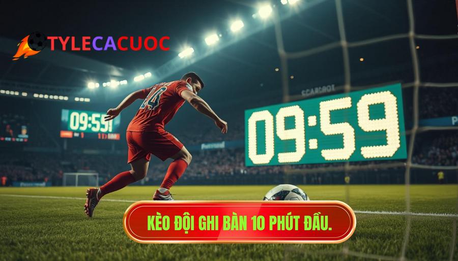 1. Kèo đội ghi bàn 10 phút đầu.